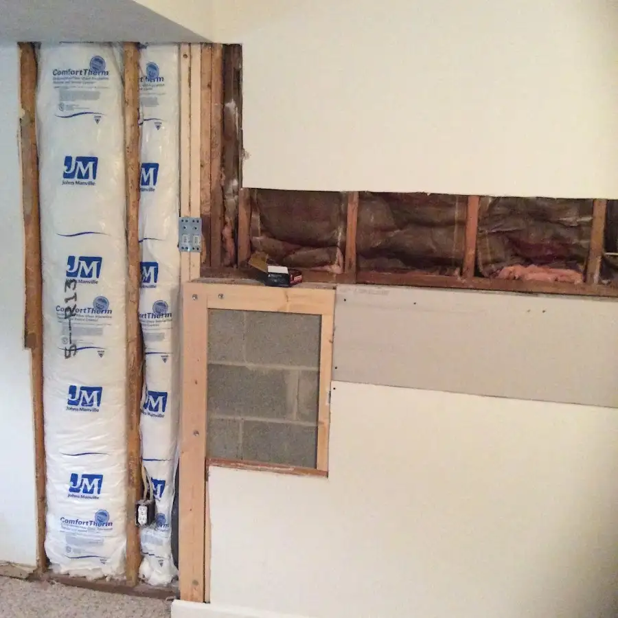 Wall insulation replacement during Odor Removal & Deodorization in St. Rose